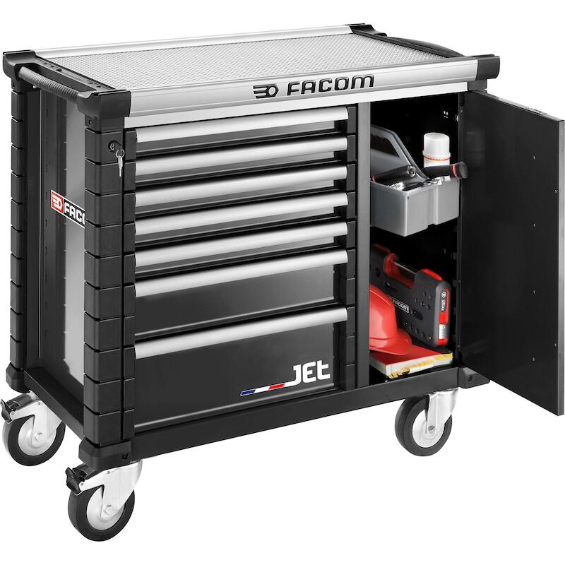 GEREEDSCHAPSWAGEN 7L. ZWART JET.T7NM3A       FACOM