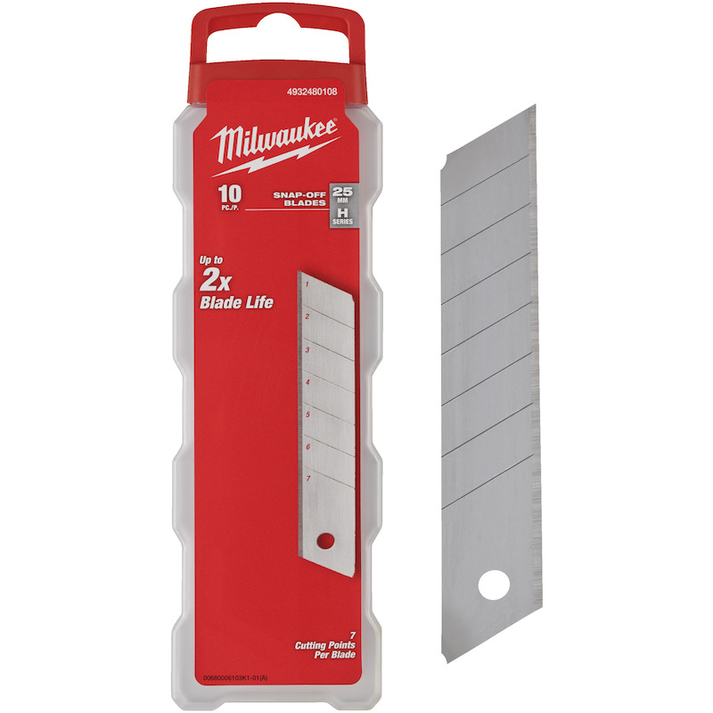 SCHUIFMESJE 25MM            4932480108 (10ST) MILW
