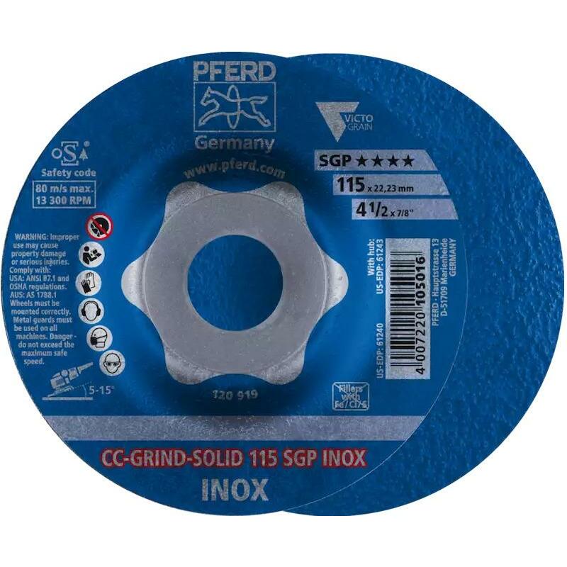 DISQ. ÉBARBER 115X22,23     CC-GRIND-SOLID SG PFER