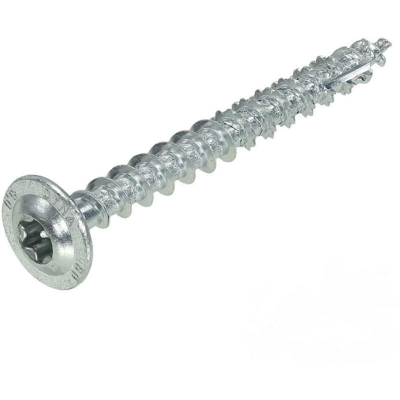 HOUTBOUWSCHROEF TX40 PK VD 8,0X50MM ZN    DYNAPLUS