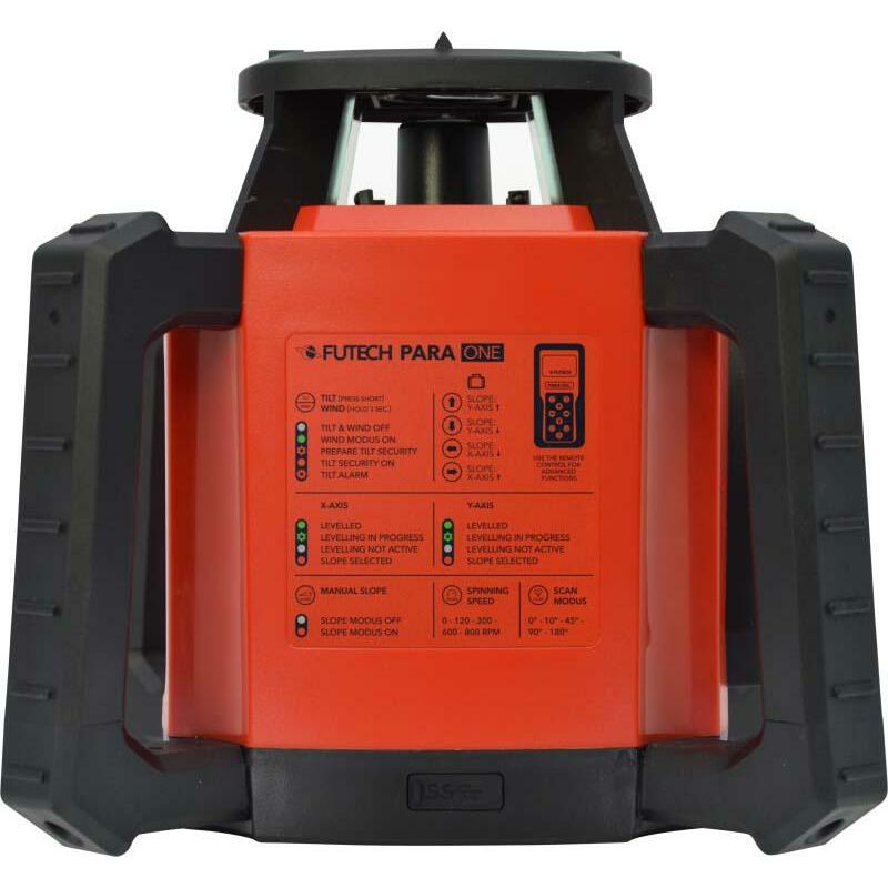 ROTATIELASER + ONTVANGER    PARA ONE GROEN  FUTECH