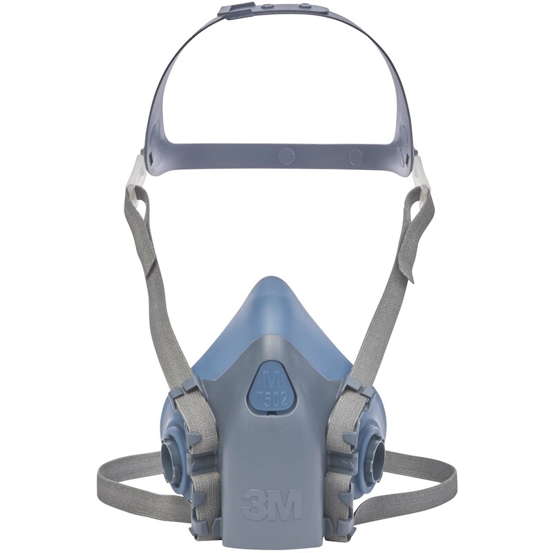 HALFGELAATSMASKER SILICONERUBBER     7502 - MEDIUM