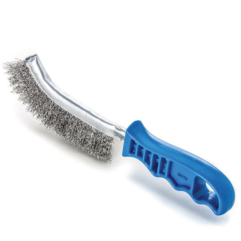 BROSSE A MAIN 1R. 260X10MM  056301 ACIER  LESSMANN