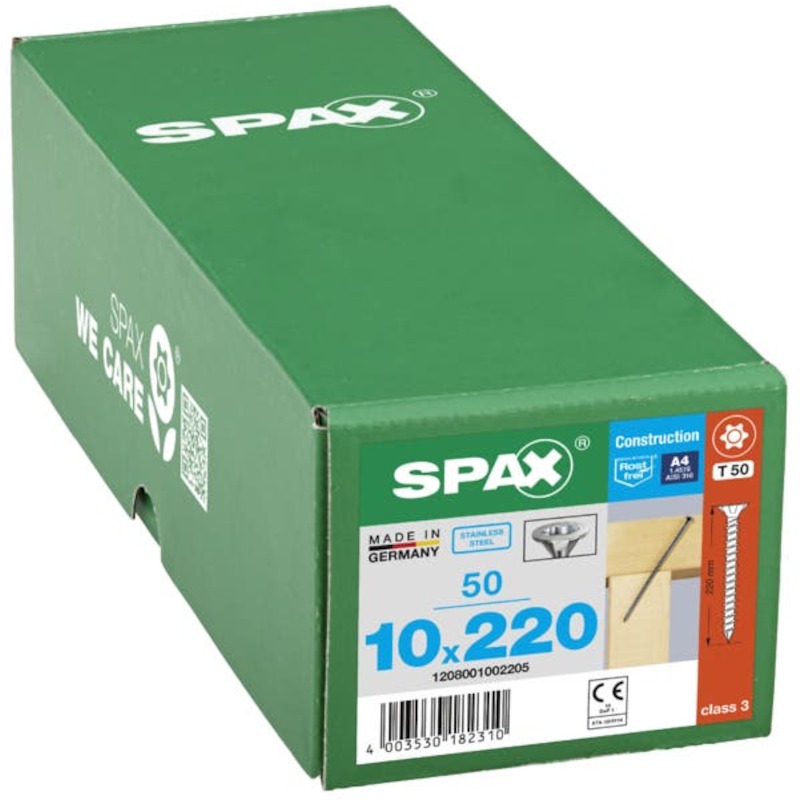 HOUTBOUWSCHROEF T50 VD T-STAR  10,0X220 -INA4