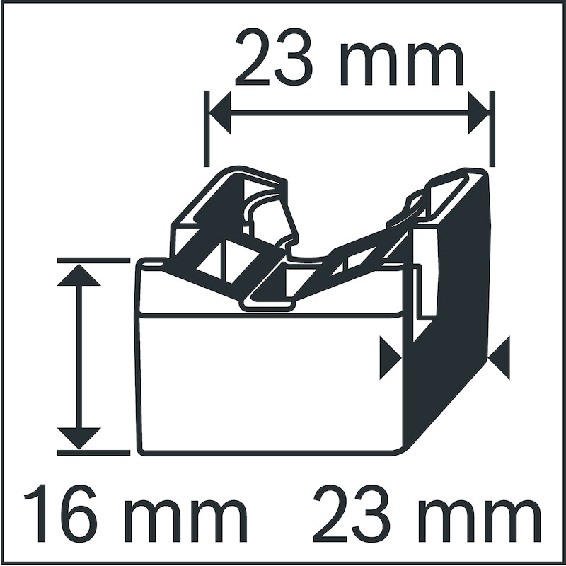 EMBASE (S/SERRE-CÂBLE)      1600A032GF  (100PC)BOS
