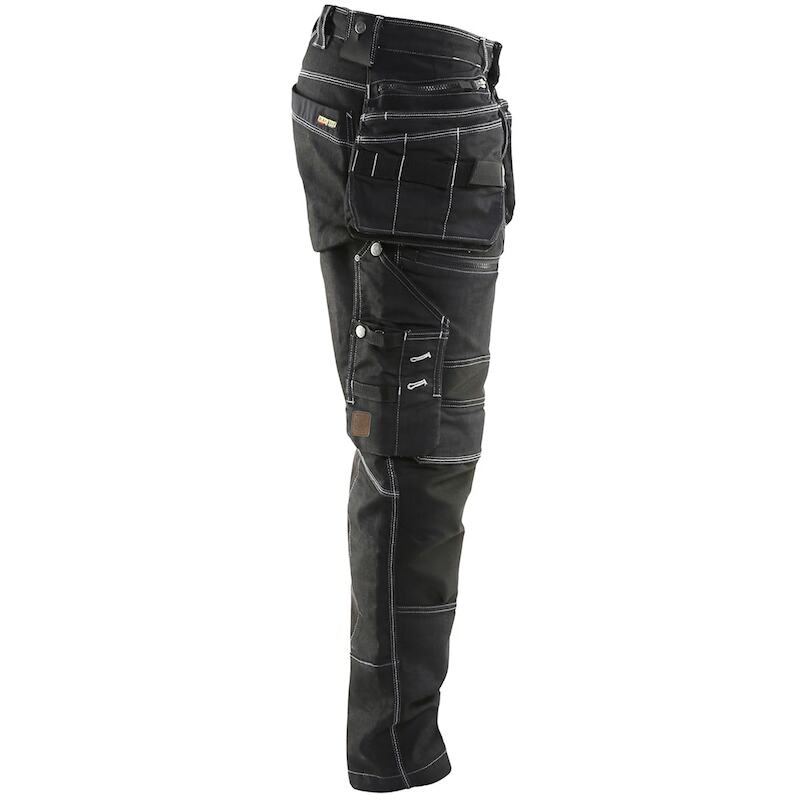 BROEK DENIM STRETCH HZ      1990 ZWART   C48 BLAKL