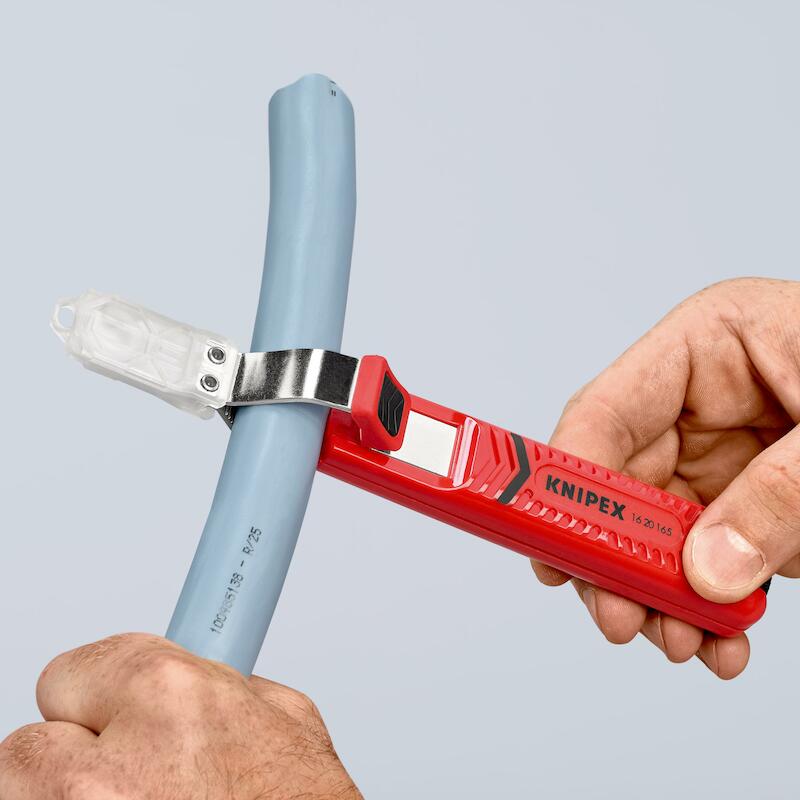 COUTEAU À DÉGAINER 8-28MM   16 20 165 SB    KNIPEX