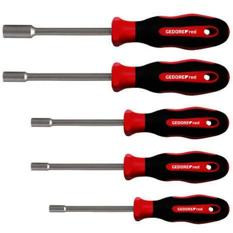 SOKSLEUTELSET 2C 6-13MM     R3850  (5ST)GEDORE RED