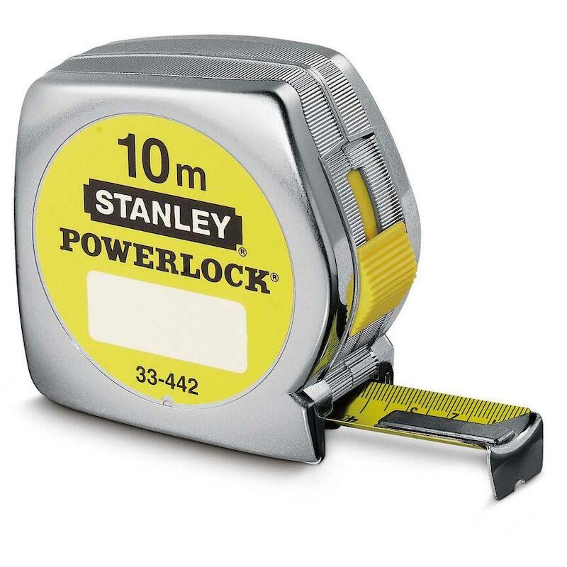 MÈTRE RUB.POWERL.ABS 25MM   1-33-442  10M  STANLEY