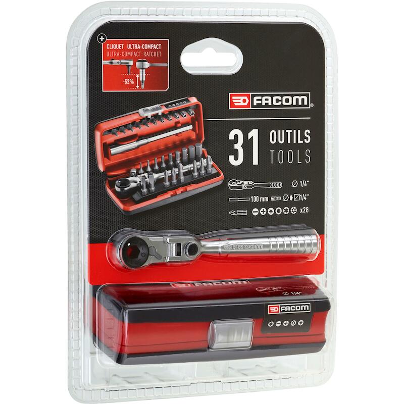 BITSET 1/4" MET RATEL       R.180J31PB (31ST)FACOM