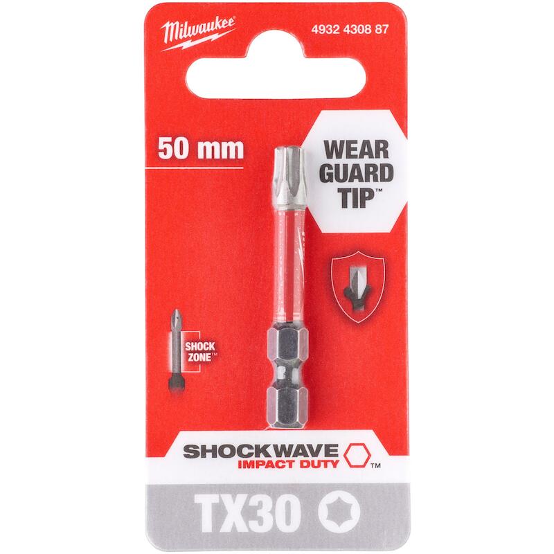 BIT SHOCKWAVE TX30     50MM 4932430887   MILWAUKEE