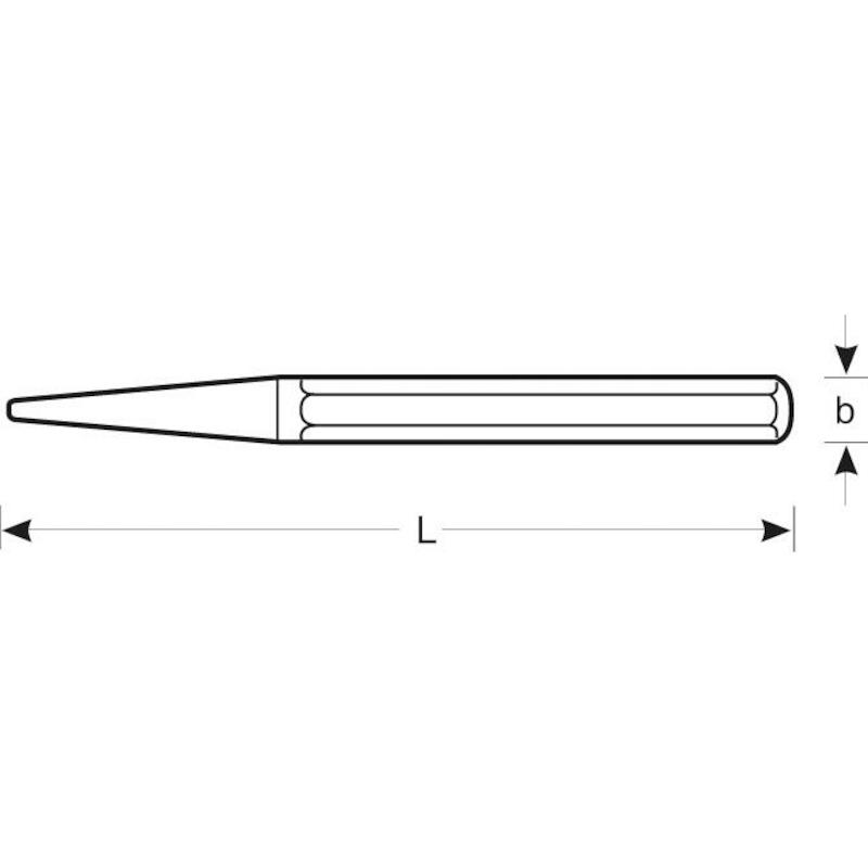 POINTEAU 8P.5X150MM         3735             BAHCO