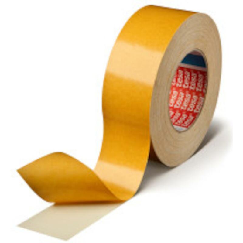 KLEEFBAND - TESA 04964 TESAFIX TEXTIEL - WIT 50 MMX 50 M