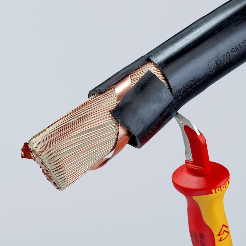 COUTEAU POUR CÂBLES VDE     98 55 - 38X180  KNIPEX