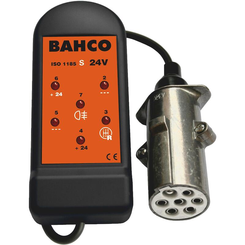 STOPCONTACT/PLUG TESTER 24V BELT247S 7PIN    BAHCO