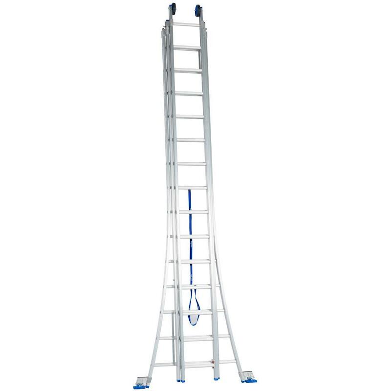 LADDER OPEN VOET   3X14 SPORTEN D14 - 9,00M SOLIDE