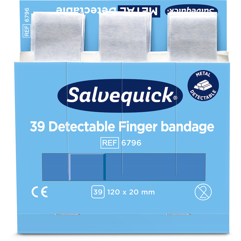 PANSEMENT DÉTECTABLE BLEU   6796    (6X39PC) SALVE