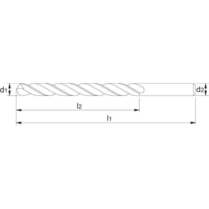 HSS SPIRAALBOOR DIN 338 6,5 MM - 114500650 - PHANTOM