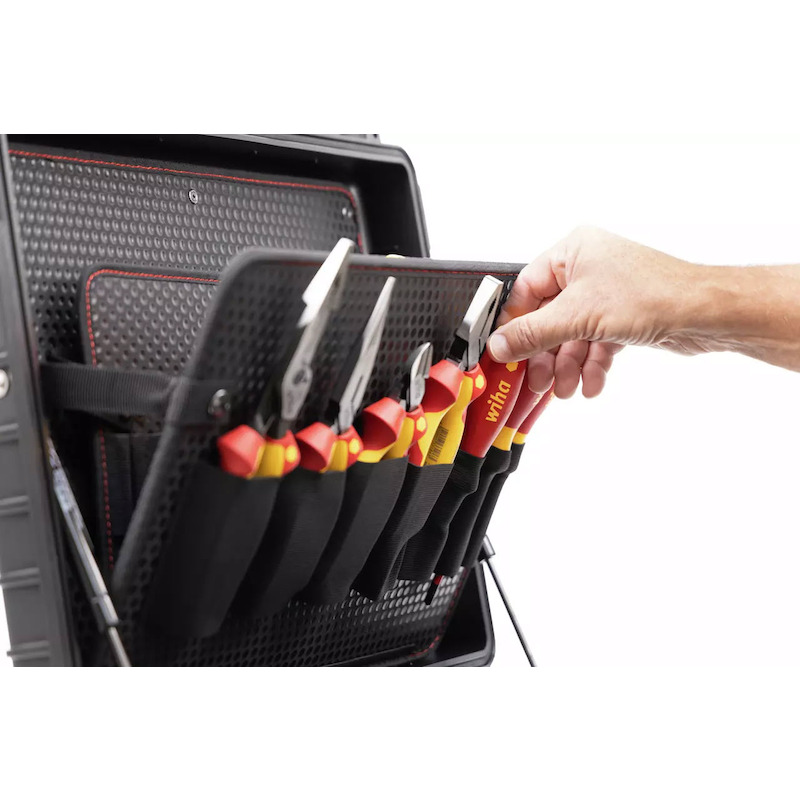 JEU D'OUTILS ÉLECTRICIEN COMPETENCE XL MÉLANGÉ, 83PCS Y COMPRIS UN COFFRET - 9300702 - WIHA