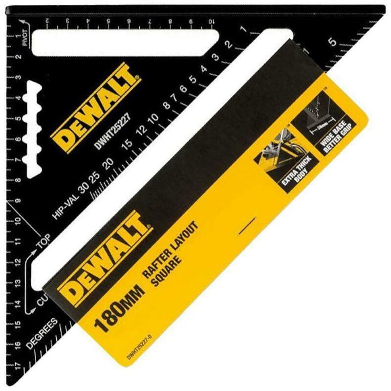 ÉQUERRE MENUISIER 18CM      DWHT25227       DEWALT