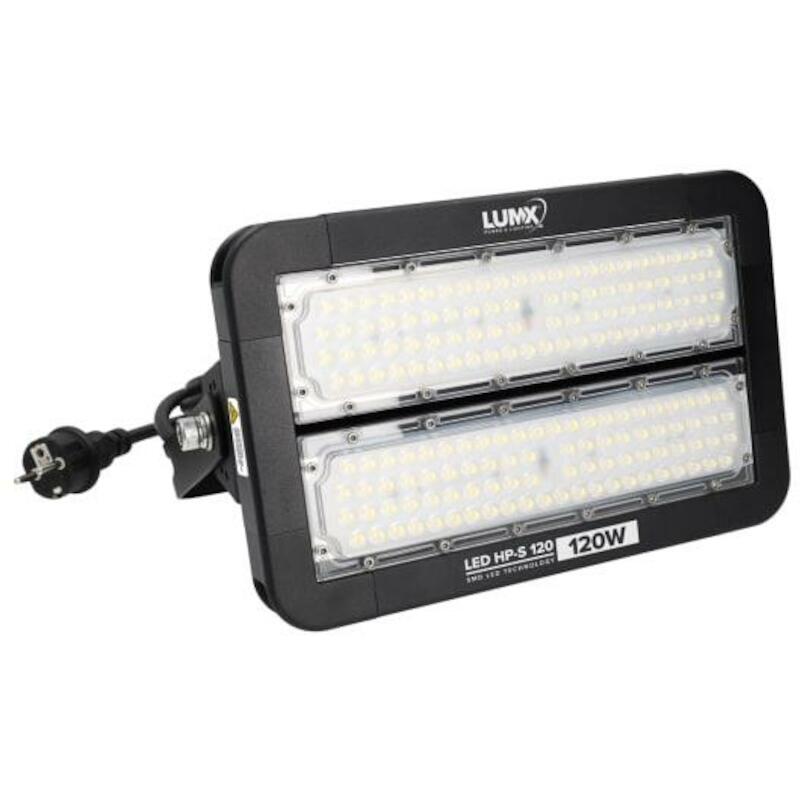 Lumx - LED-werfstraler - hp-s 120 - lm 62120 - 120 w - 16.800 lm - 6500 k - IP66 - 5 m kabel H07RN-F - 03359789