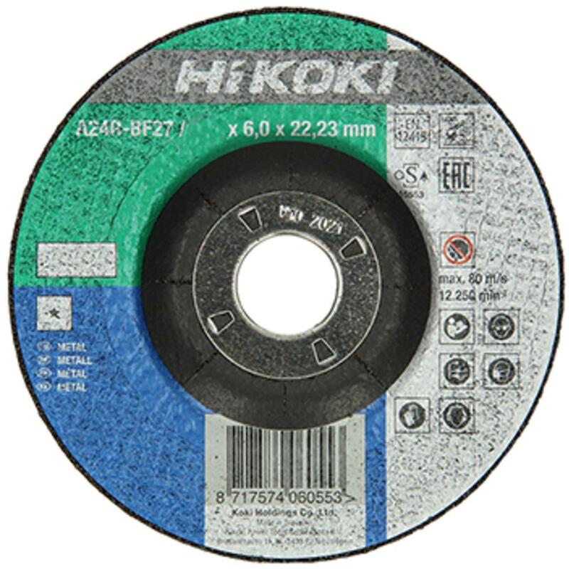 DISQ. ÉBARBER 125X6,0X22,23 4100232         HIKOKI