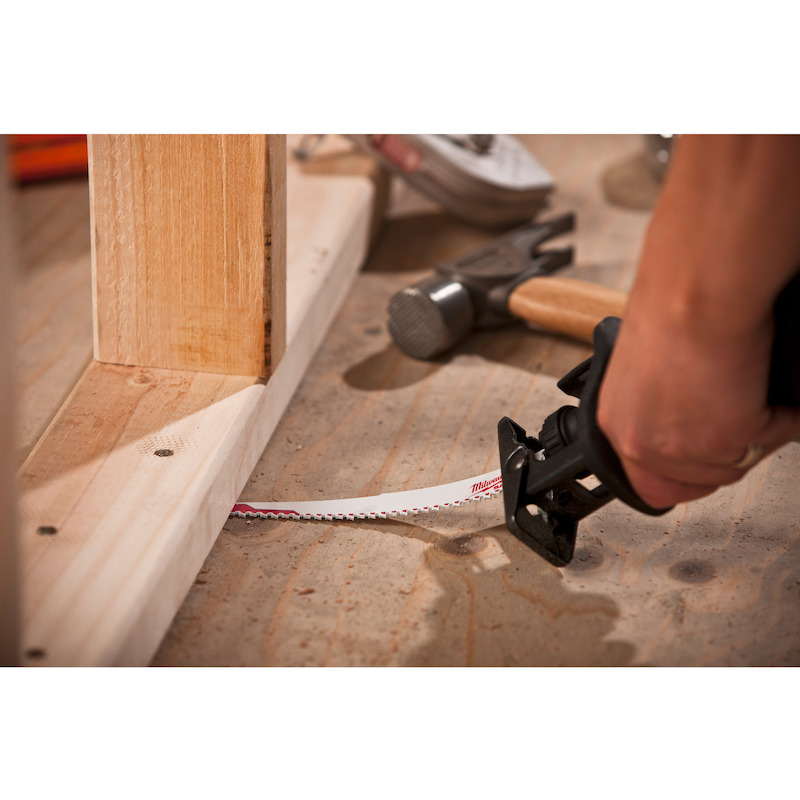 Milwaukee - Reciprozaagblad - Sawzall The ax - Hout met spijkers - 230 mm - 5 tpi - 5 stuks - 08119455