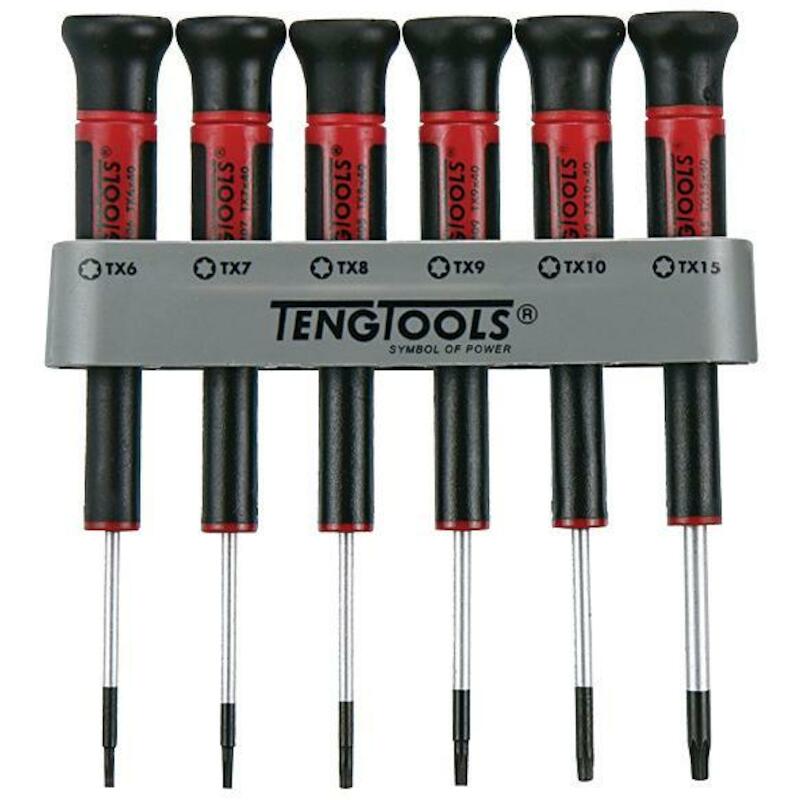 JEU TOURNEVIS MINI(6-15TX)  10215 (6PCS) TENGTOOLS