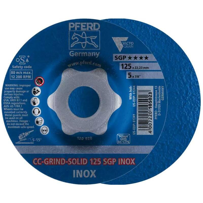 DISQ. ÉBARBER 125X22,23     CC-GRIND-SOLID SG PFER