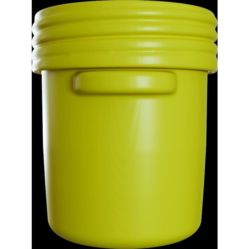 FÛT + COUVERCLE HDPE 75,7L  EDR16500YL JAUNE EAGLE