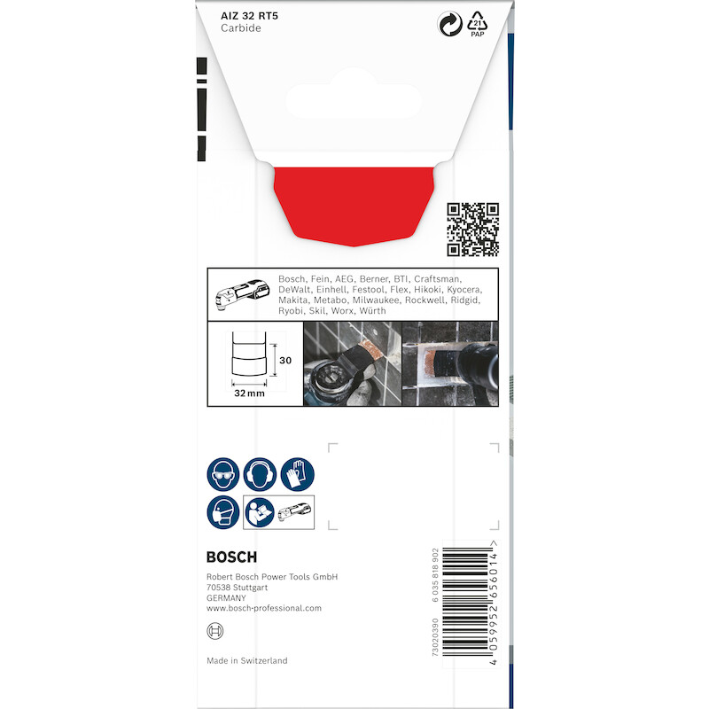 INVALZAAGBLAD 25X30MM       2608669122       BOSCH