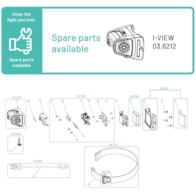 LAMPE FRONTAL RECH.400LM    I-VIEW        SCANGRIP