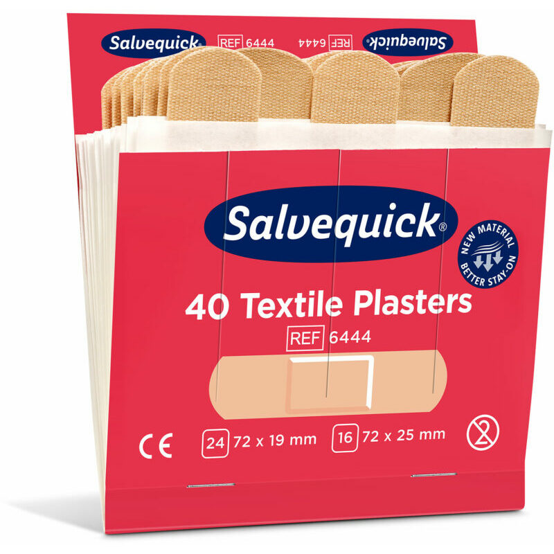 TEXTIELPLEISTER ASS.        6444    (6X40ST) SALVE