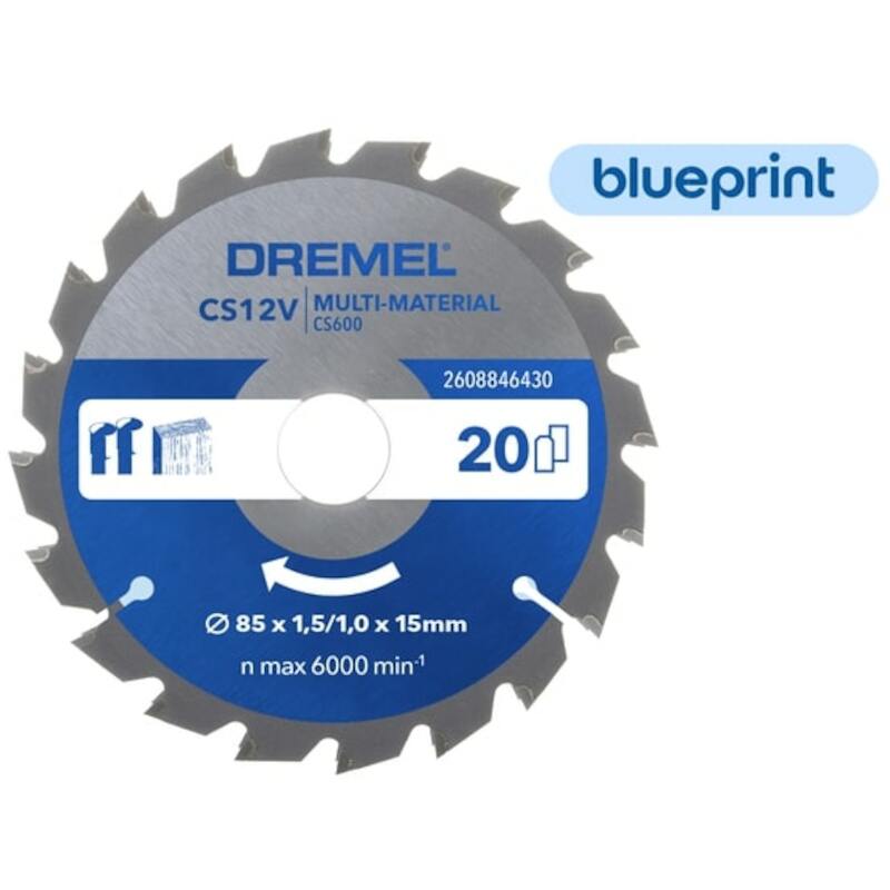 CIRKELZAAGBLAD 85MM MULTI   2608846430      DREMEL