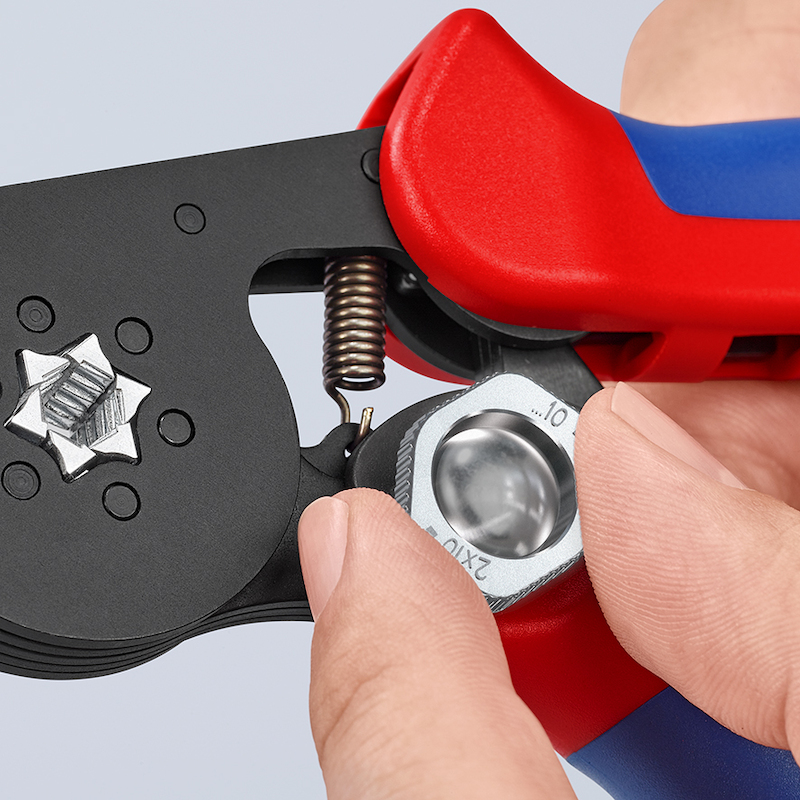 KNIPEX 975314 ZELFINSTELLENDE KRIMPTANG VOOR ADEREINDHULZEN