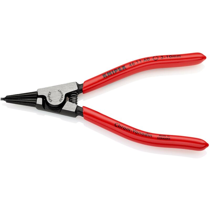 KNIPEX 4611A0 BORGVEERTANG ZWART GEATRAMENTEERD 140 MM
