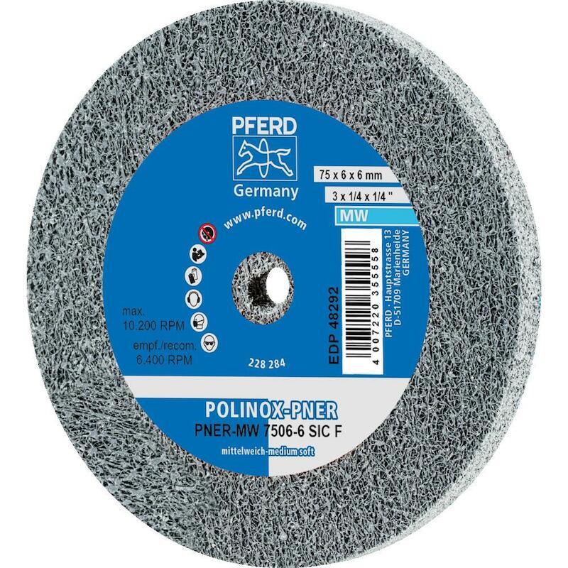 ROUE MEULESAGE 75X6X6MM     PNER-MW SIC FINE PFERD