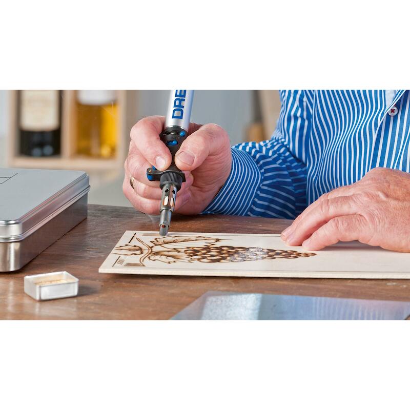 ARTISTIEK HOUTBRANDEN ACCES.204JA      (4ST)DREMEL