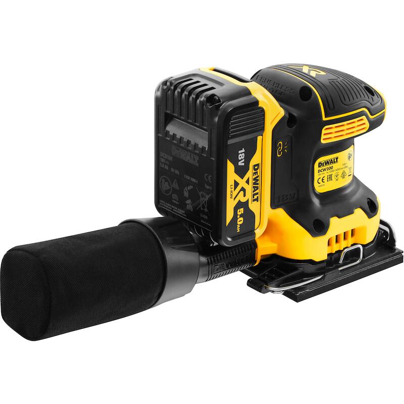 ACCUVLAKSCHUURMACH.18V/2X5A DCW200P2 (TSTAK)DEWALT