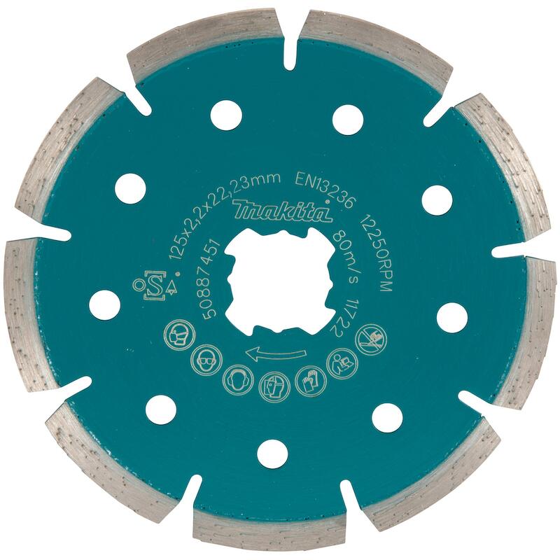 DIAMANTSCHIJF 125 MM, X-LOCK - E-02076 - MAKITA