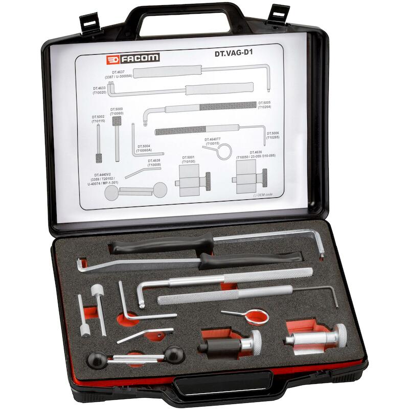 MOTOR-AFSTELKIT VAG DIESEL  DT.VAG-D1        FACOM