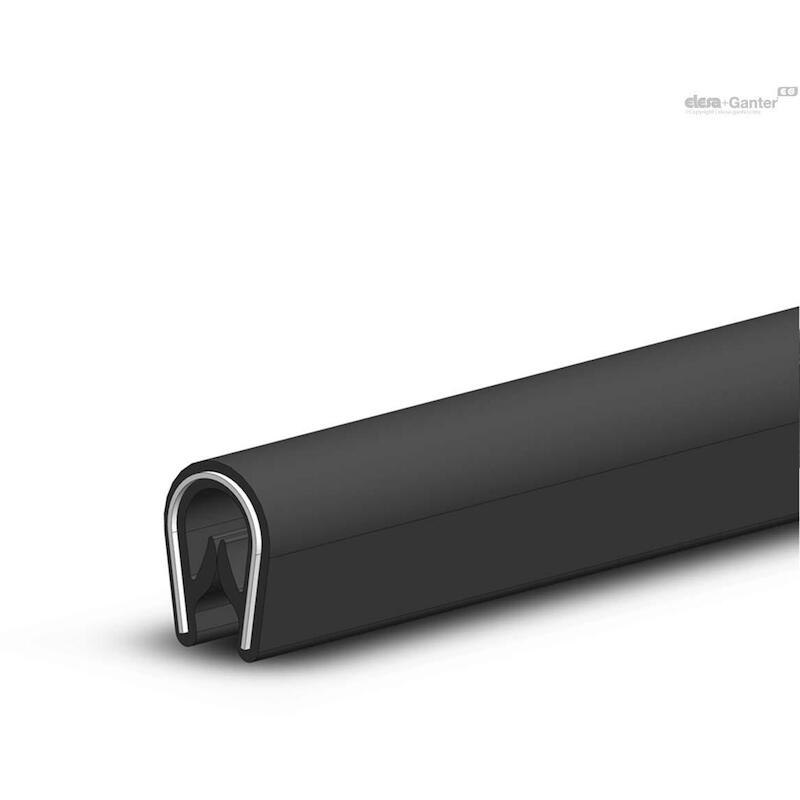 PROFIL DE BORD.NOIR 1-2MM   GN 2184-9.5-SW   ELESA