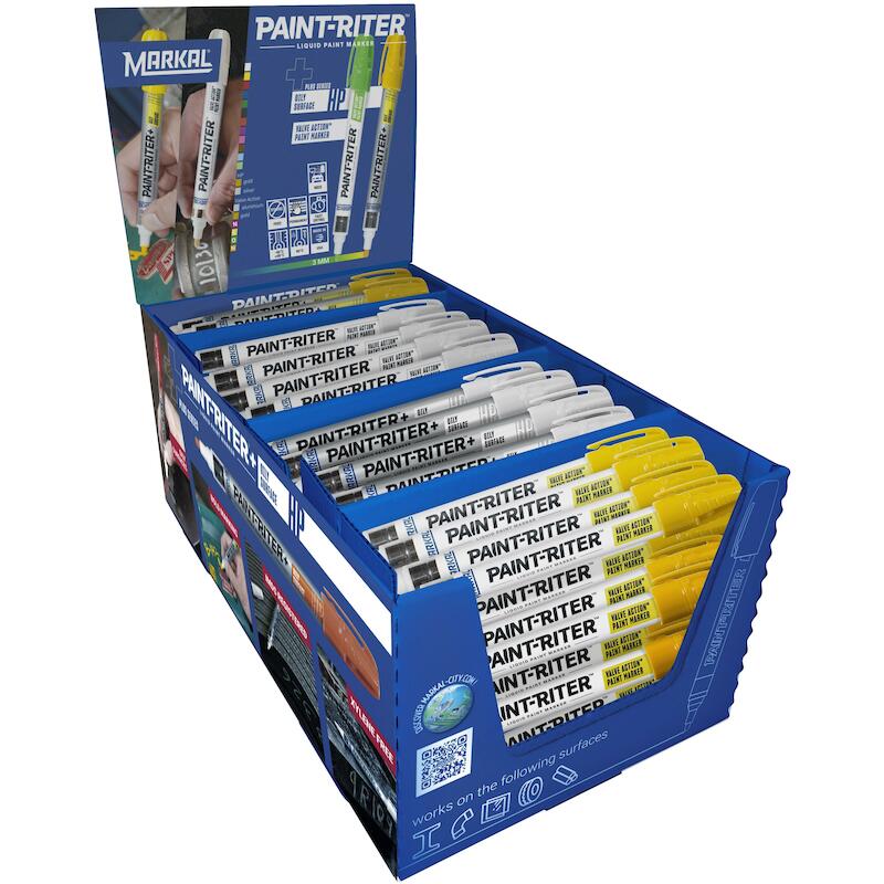 VERFSTIFTENSET WIT/GEEL     PAINT-RITER     (48ST)
