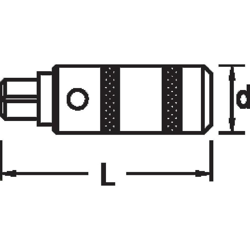 SLAGSCHROEVENDRAAIER 1/2"   K 1900 (L=123)  GEDORE