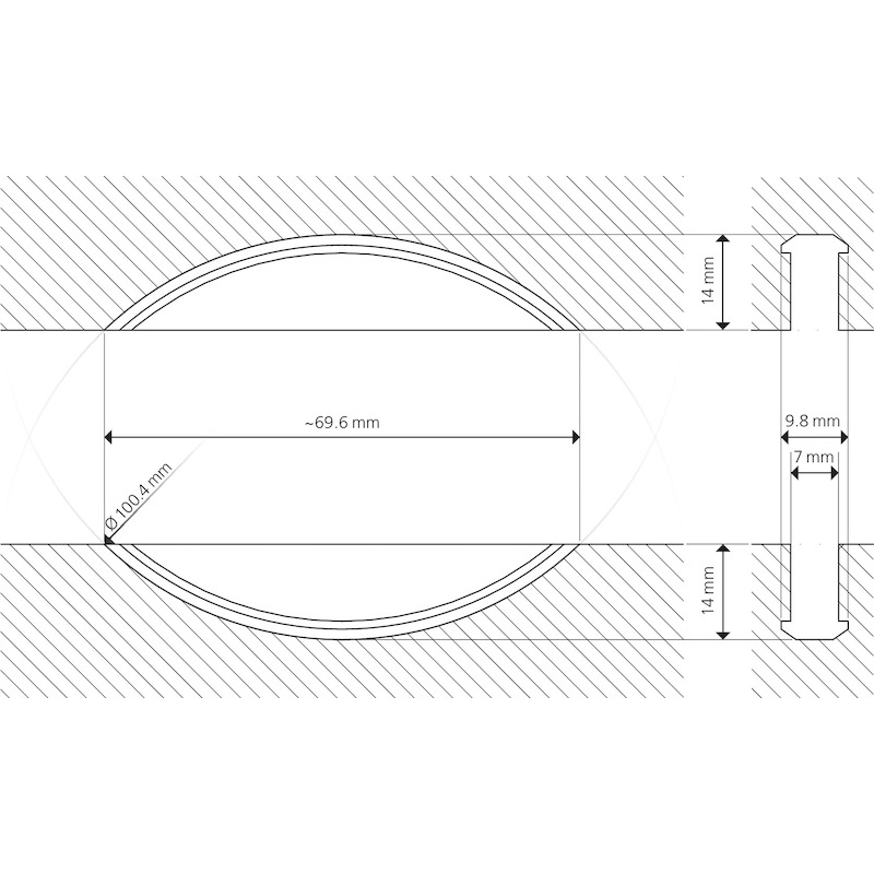 LAMELLENDEUVEL - LAMELLO TENSO - 27X66X9,7 MM (80PAAR)