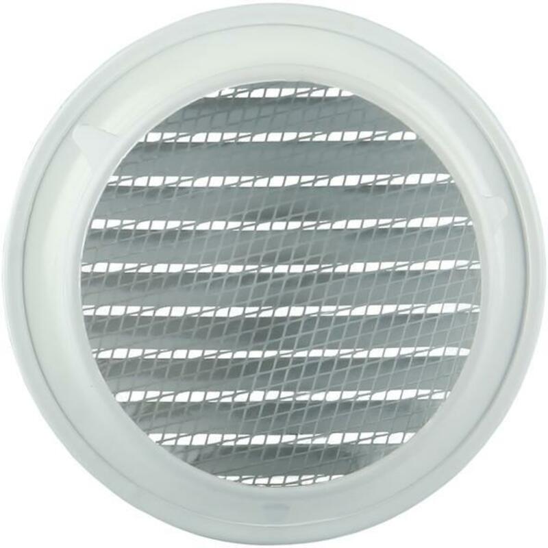 GRILLE ESTAMPÉE+MOUST.9010  435R - D100     RENSON