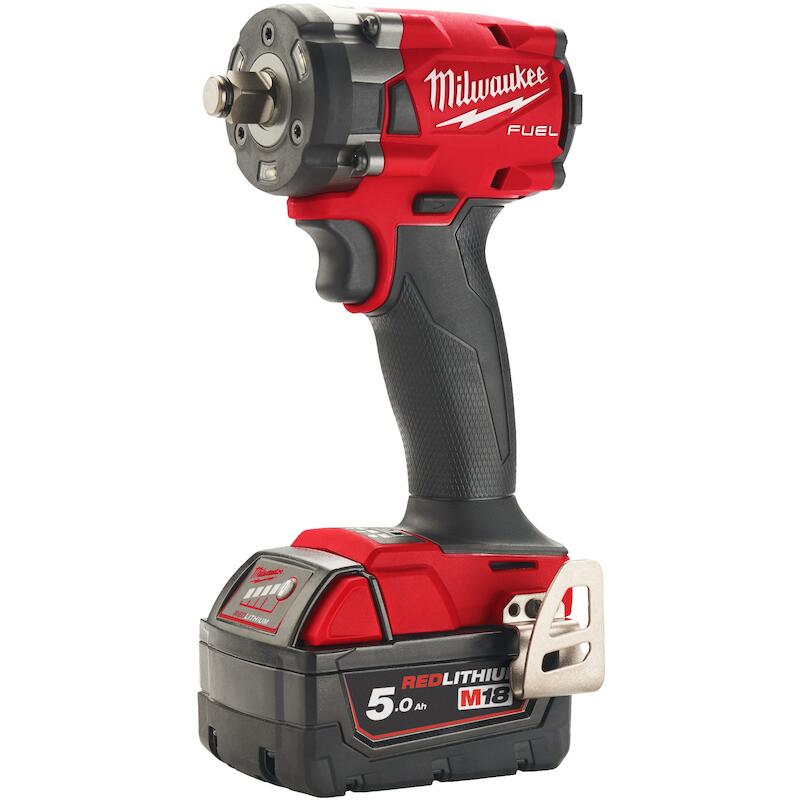 Milwaukee - M18 FIW2F12-502X - boulonneuse à chocs sans fil - 1/2" - 18 V - 2x 5,0 Ah - 339 Nm - hd Box - 03167294