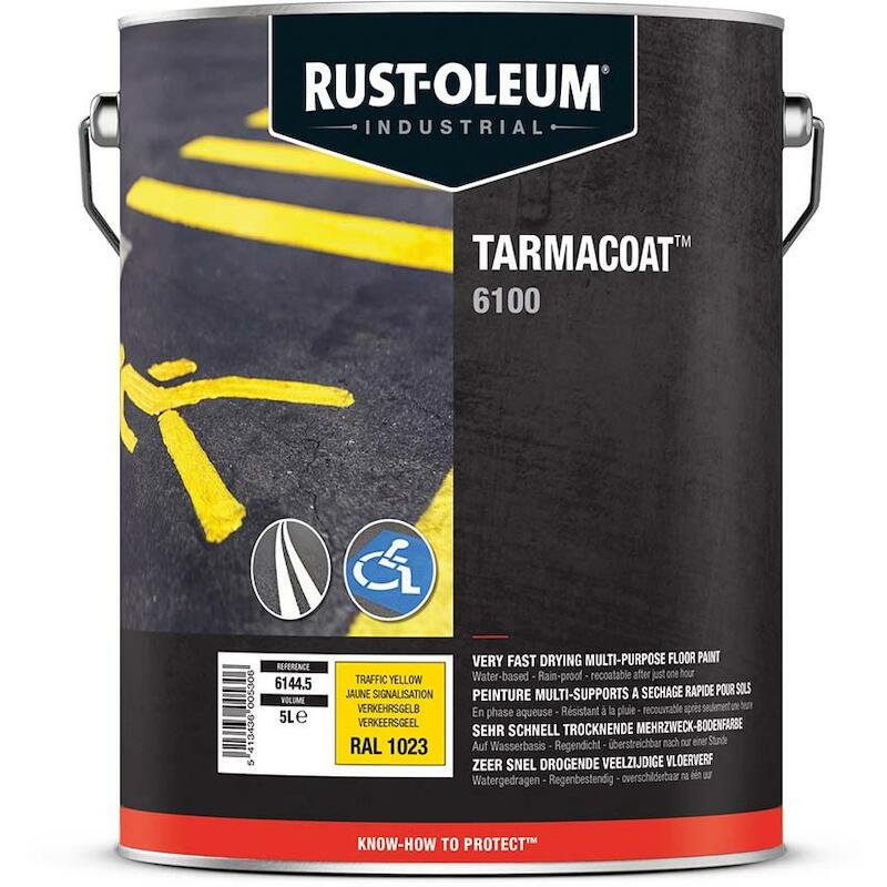 VLOERVERF TARMACOAT GEEL    5144 RAL1023 5L RUST-O