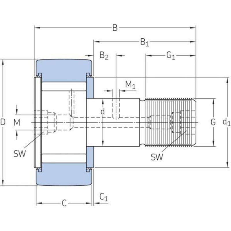 NOKROL Z.EXCENTERBUS        KRV 62 PP          SKF