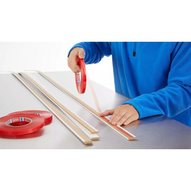 KLEEFBAND - TESA 04965 TESAFIX PET-FOLIE - TRANSPARANT 50 MM X 50 M